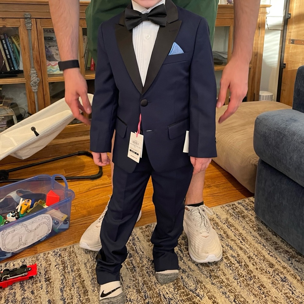 Little boy tuxedo, size 4, wore 1x
